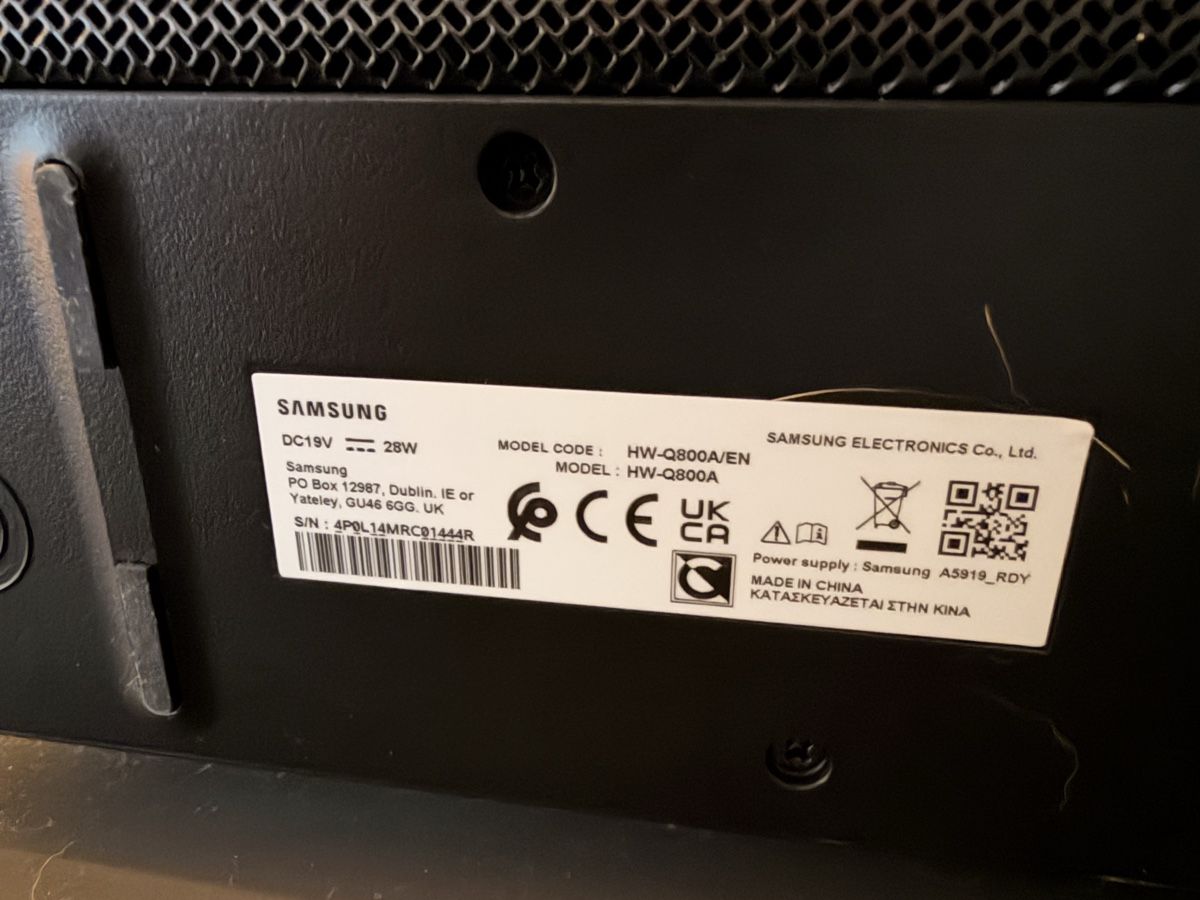 Samsung Home Cinema: Samsung Soundbar + Rear Speaker / Q850A – Usato da Zürich venduto da rotweristes 3