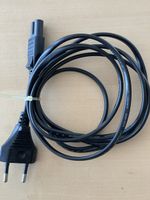 Netzkabel IEC C5 zu Eurostecker schwarz 2m guter Zustand