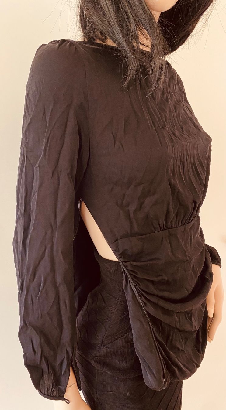 Camicette: Bluse Black Viscose – Usato da Walchwil venduto da Finibaci