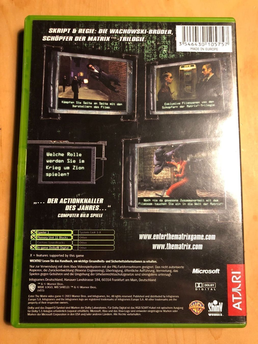 Microsoft Giochi: Enter the Matrix für Xbox – Usato da Kestenholz venduto da Mad18 1