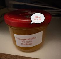 Orangenconfi  Nicht bittter Hausgemacht 230 ml