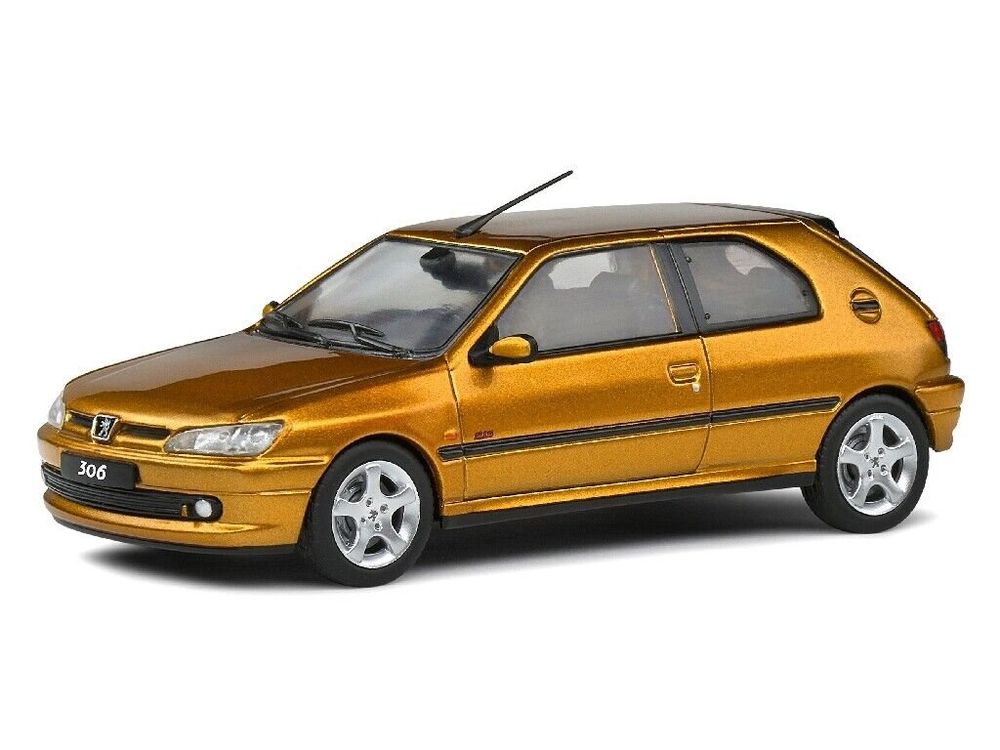 PEUGEOT 306 3-TÜRIG 1998 GOLD 1:43 SOLIDO 1