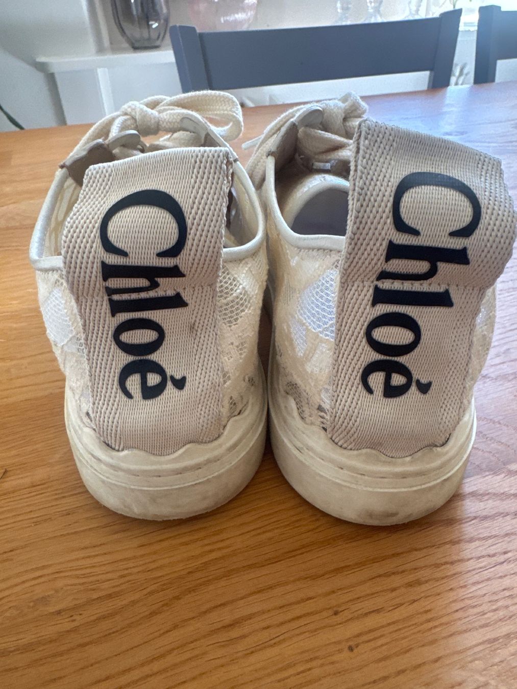 Chloé Scarpe da donna: Chloe Damen Sneaker creme Spitze Grösse 40 – Usato da Winterthur venduto da Julia90 1