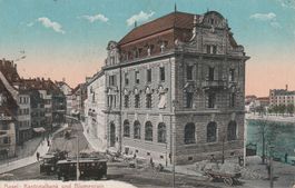 Basel-Kantonalbank und Blumenrain-Militärstempel-1912
