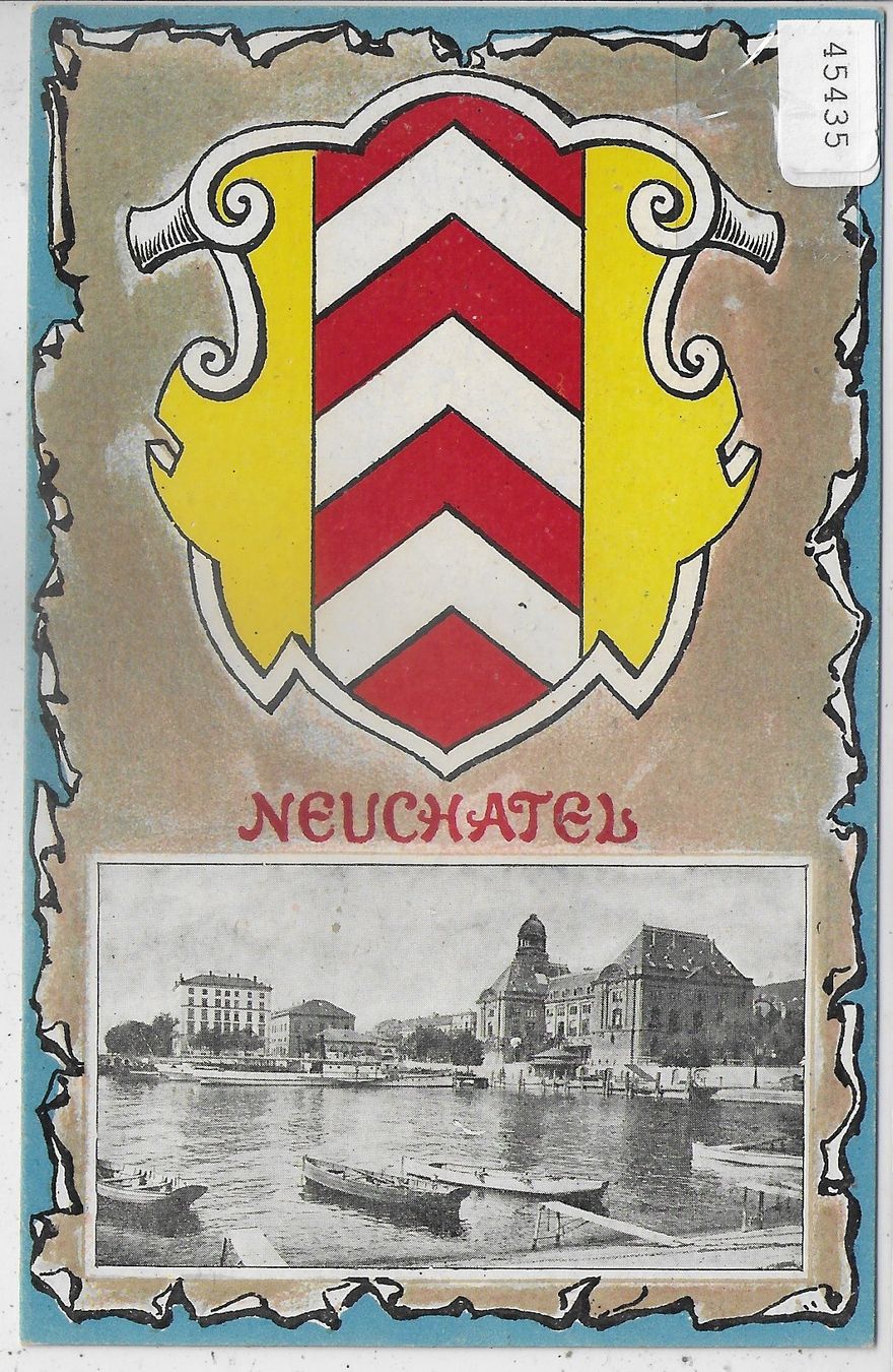 Cartes postales: Neuchatel - Gemeindewappen – D'occasion à Ettingen par Kartenplanet