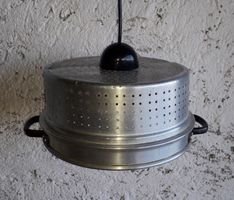 lustige Lampe aus Sieb * Deckenlampe * Hängelampe