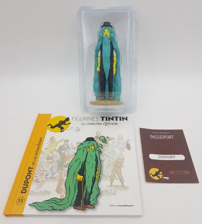 Figurine Hergé Dupont (Jim) - Occasion Bon état - Collection Tintin