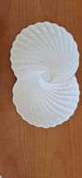 Teller in Muschelform, neu, 6 Stück