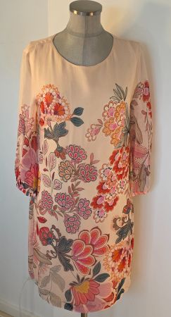 38 SM ANA ALCAZAR leichtes Tunikakleid Sommerkleid Chiffon