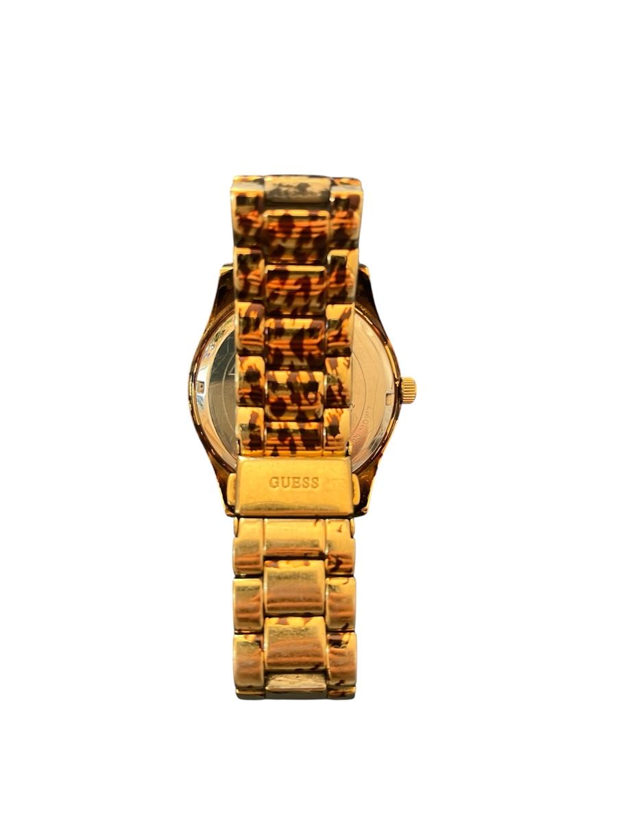 Guess Orologi: Guess Damenuhr Gold Leopard Look – Usato da Wettingen venduto da ele_n8lj 2