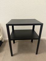 Ikea black metal bench-bedside table perfect condition