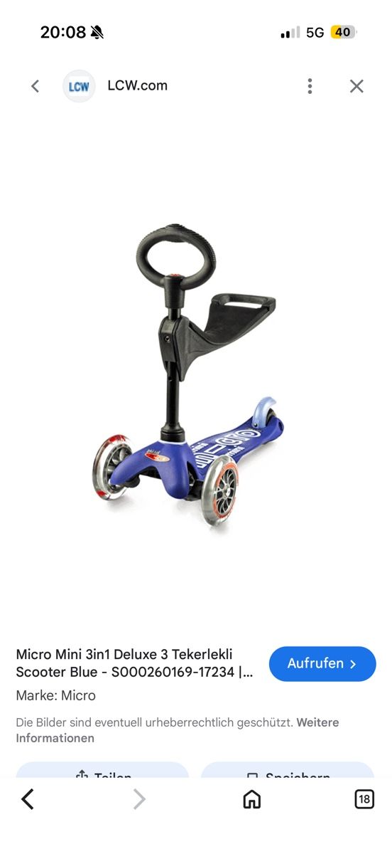 Micro Kickboard: Micro Mini 3in1 Deluxe Roller , Scooter – Usato da Sevelen venduto da gsandax 7