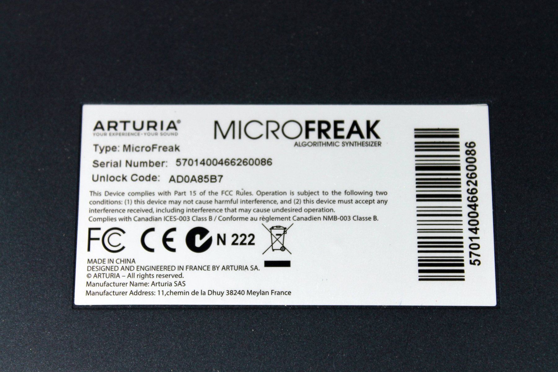 Arturia Strumenti musicali: Arturia Microfreak Synthesizer – Usato da Reinach BL venduto da bk_brockireinach 6