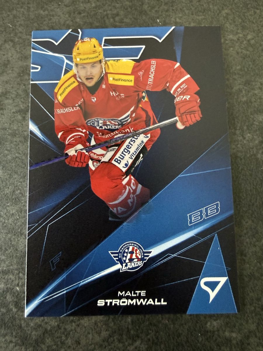 Sportzoo Carte collezionabili: Malte Strömwall - Rapperswil Lakers  – Nuovo e nell'imballaggio originale da Réchy venduto da Leeroy1998