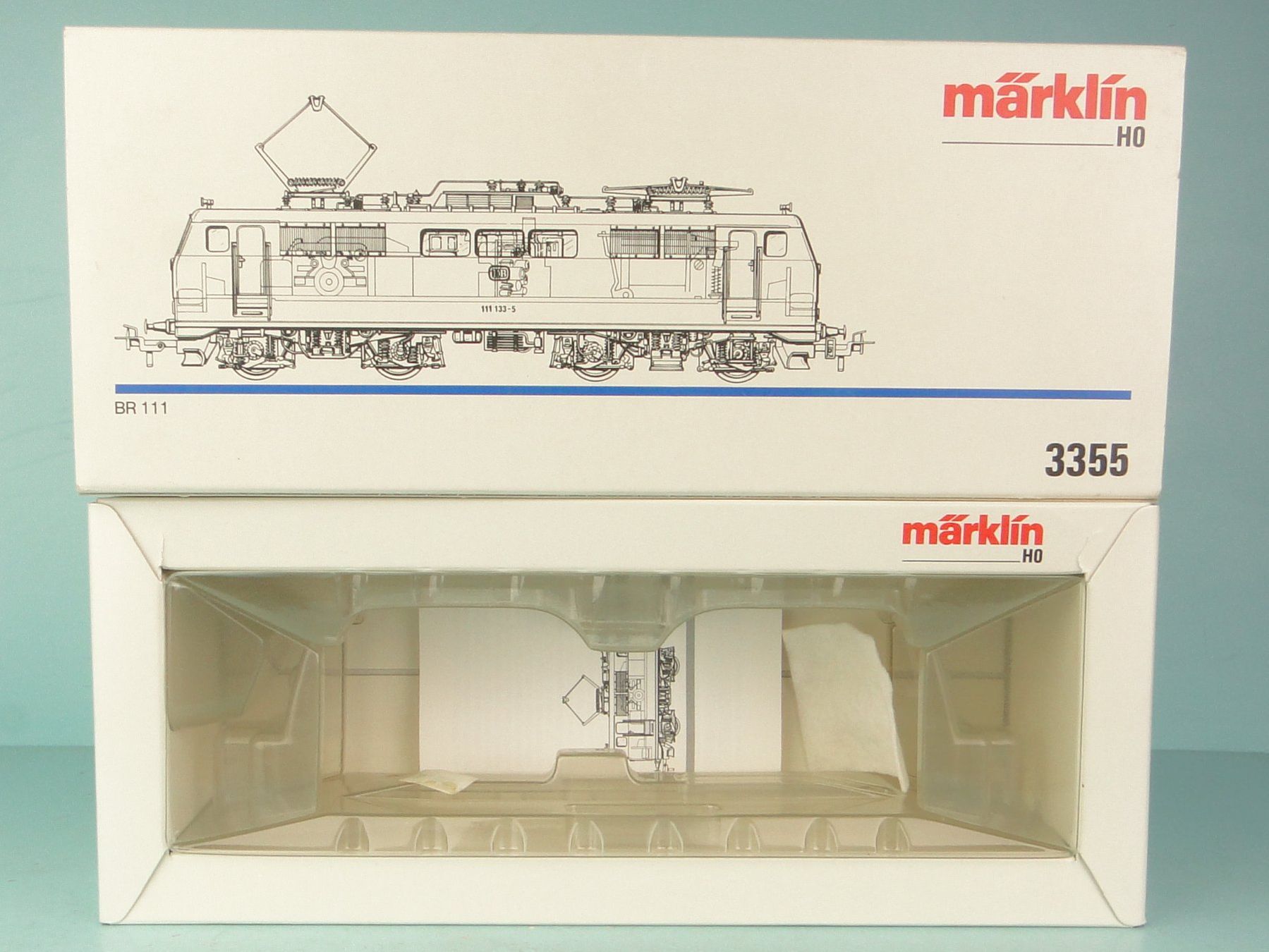 Märklin Modelleisenbahnen: Märklin leerer Karton 3355 BR 111 – Gebraucht aus Bülach von cann11 1