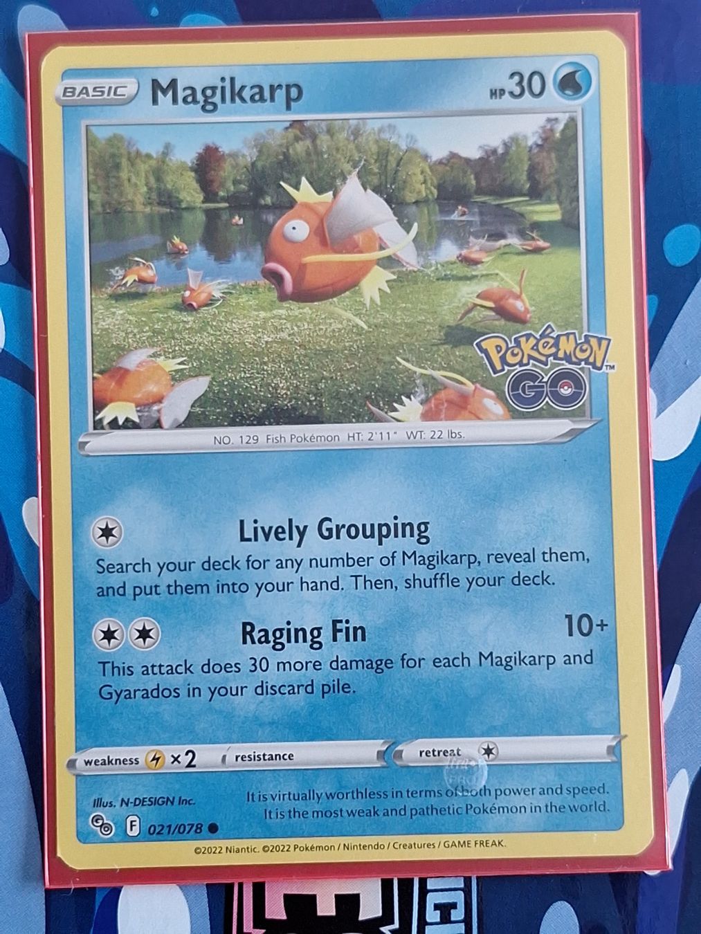 Pokémon Carte collezionabili: Magikarp - Pokemon GO  #Ord19 – Usato da Altstätten SG venduto da GGsGameshop