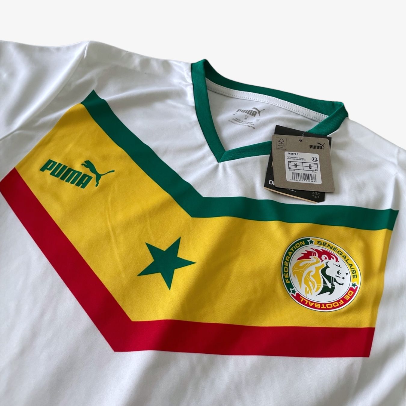 Puma Canottiere & Pantaloni: 2022-23 | Sénégal (M) – Nuovo e nell'imballaggio originale da Savièse venduto da TempsAdditionel 2