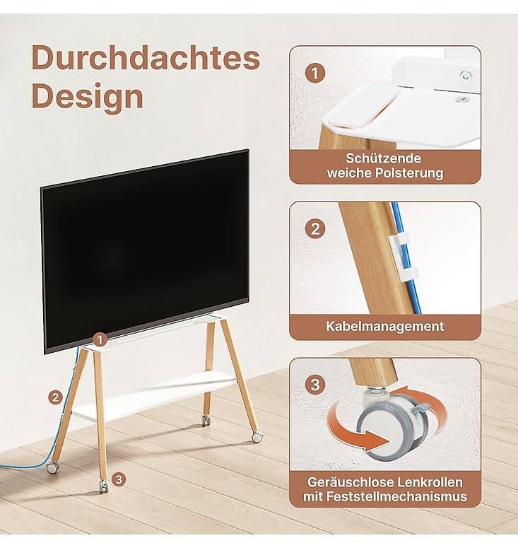 Wandhalterungen: TV Ständer mit Rollen "Ecotiny" – Gebraucht aus Vaduz von jam_lfw7 3