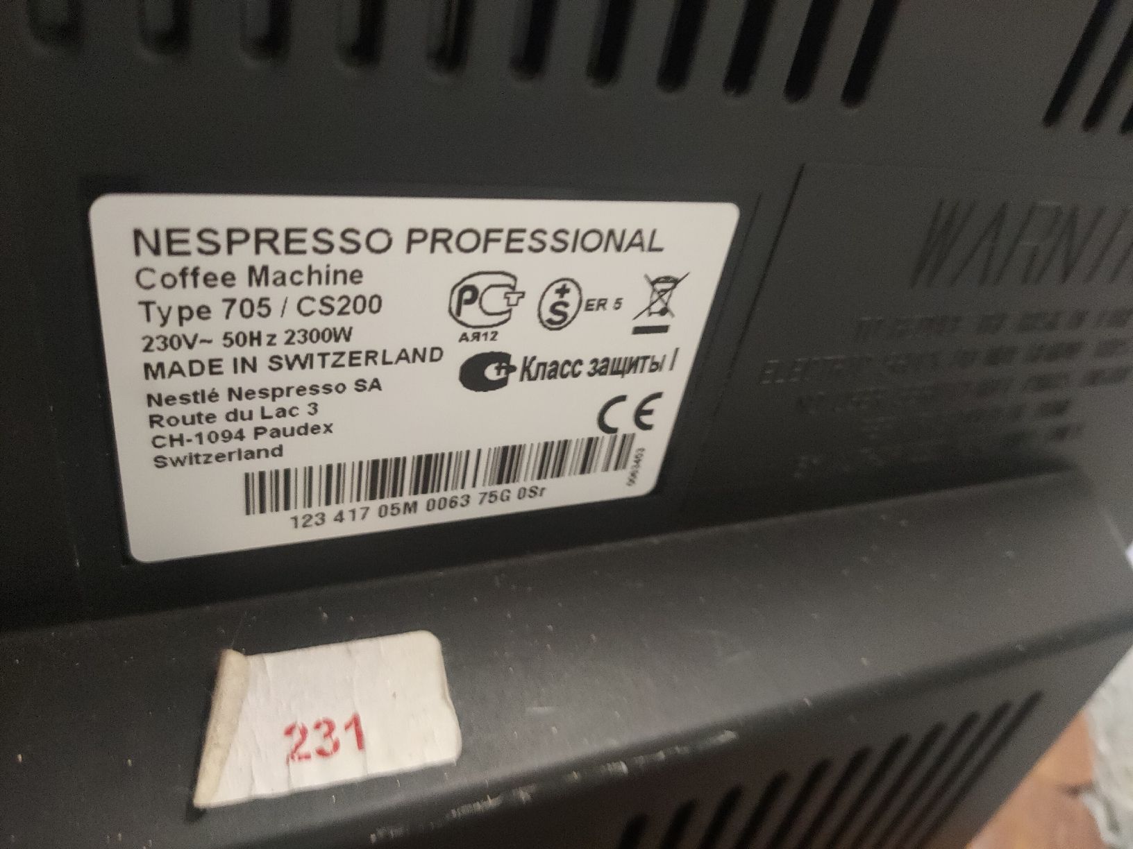Nespresso Macchine per caffè & Macchine per espresso: Nespresso professionnel cs200 – Difettoso da Bern venduto da Berna22
