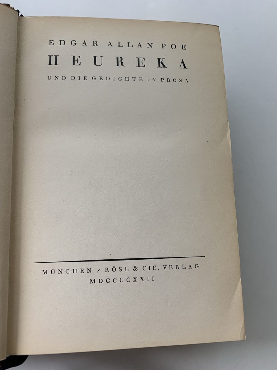 Libri: Poe  - Limitiert Nr. 22/50 – Usato da Onex venduto da bru_fp6t 3