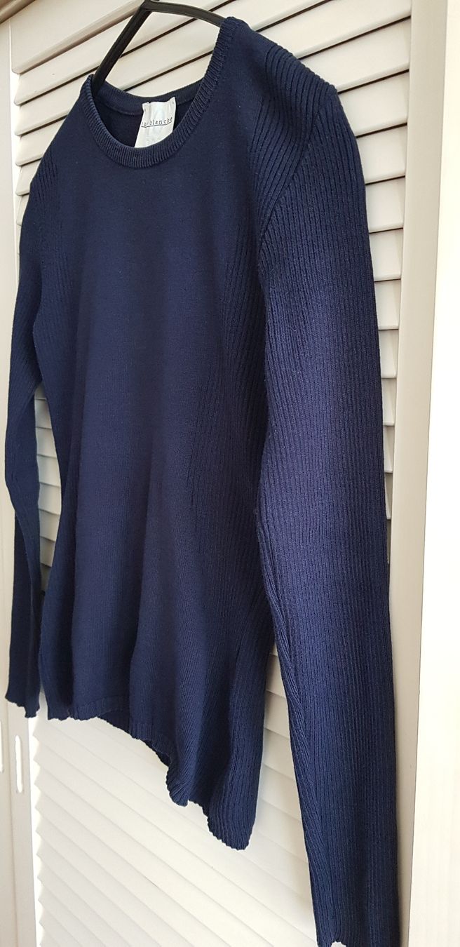 Maglioni & Felpe: Rue Blanche pull marine en coton – Usato da Lausanne venduto da man_rw9q 1