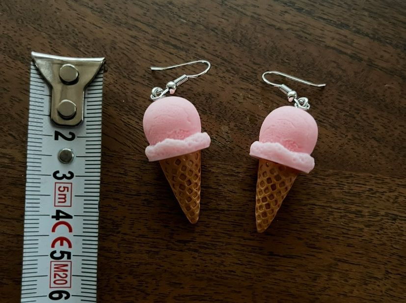Orecchini pendenti & Orecchini a lobo: Süssi Ohrhänger Glace/Eis Sommer-Look – Nuovo (secondo la descrizione) da Gams venduto da Mariawicca 1