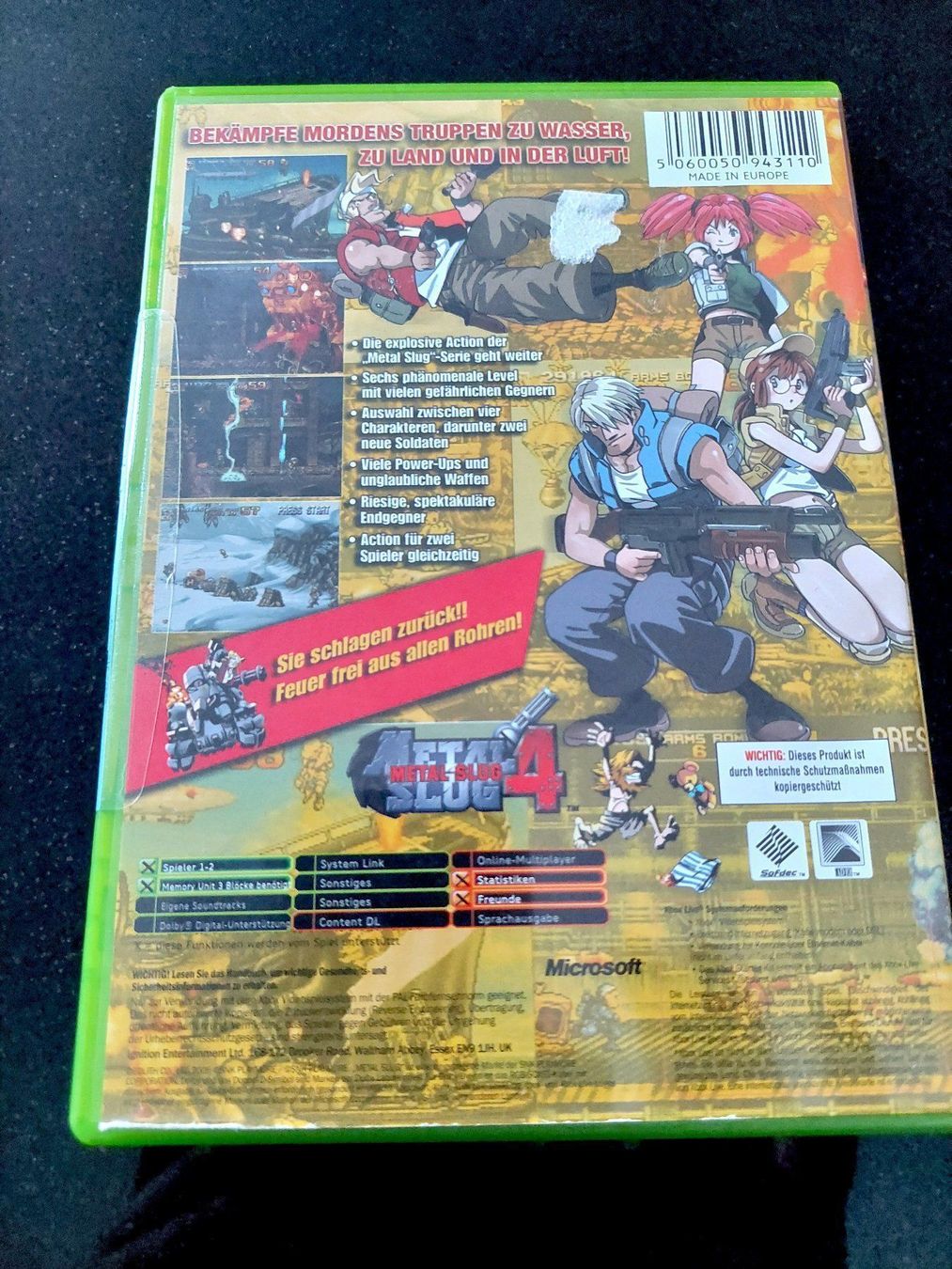 Microsoft Giochi: METAL SLUG 4 (PAL) - XBOX – Usato da Spiegel b. Bern venduto da Natix 1