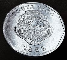 COSTA RICA 20 COLONES 1983
