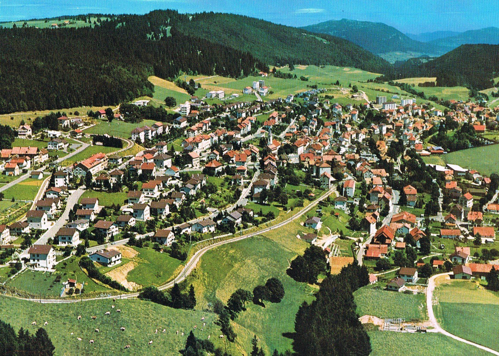 Cartoline postali: Tramelan, vue aérienne – Usato da Buchs AG venduto da Baerfisch