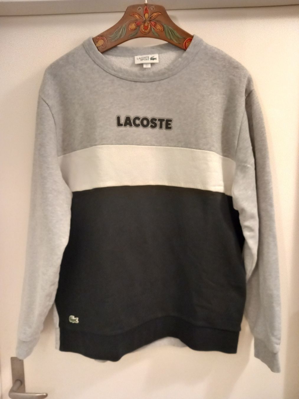 Lacoste Maglioni & Felpe: 🐊 LACOSTE Herren Pullover Sweatshirt Grau Schwarz wNEU L 🐊 – Nuovo (secondo la descrizione) da Effretikon venduto da SEMOUNA 1