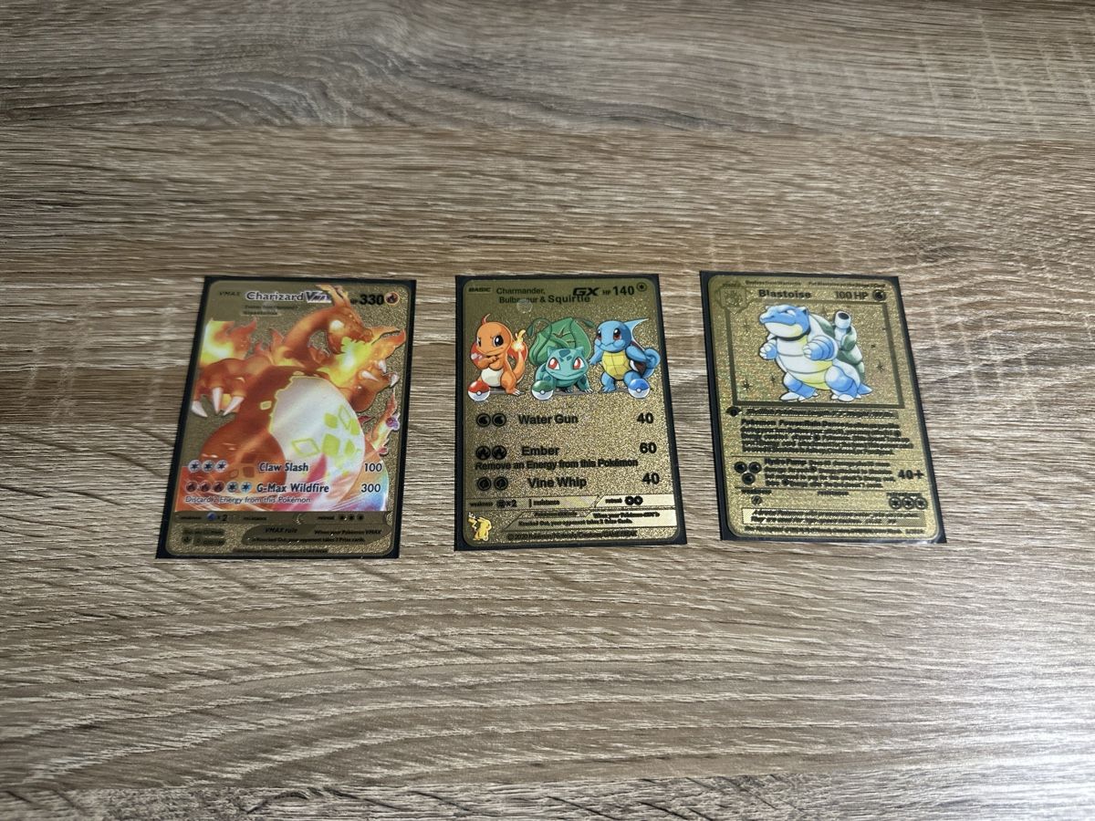 Pokémon Carte collezionabili: 3 Pokémon Metallkarten – Nuovo (secondo la descrizione) da Langenthal venduto da DST49