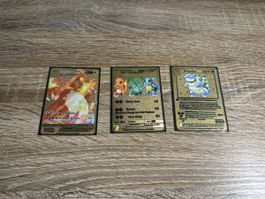 3 Pokémon Metallkarten