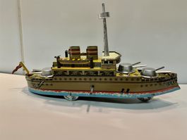 Paya Kriegsschiff mit Uhrwerk L=20cm 62