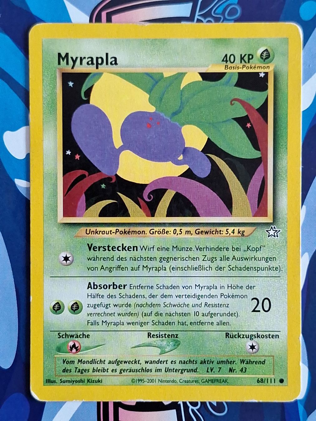 Pokémon Sammelbilder & Trading cards: Myrapla - Neo Genesis #Ord17 – Gebraucht aus Altstätten SG von GGsGameshop