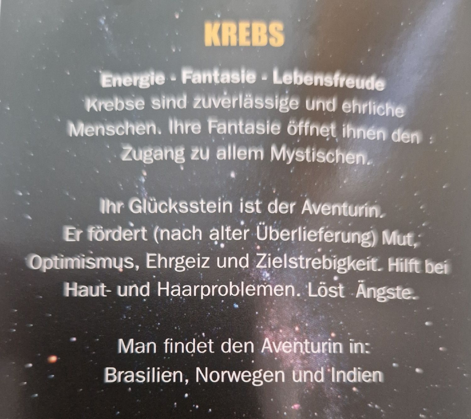 Pendentifs: Glückstein Krebs – Neuf avec emballage d'origine à Graben par pen_mr7n 1
