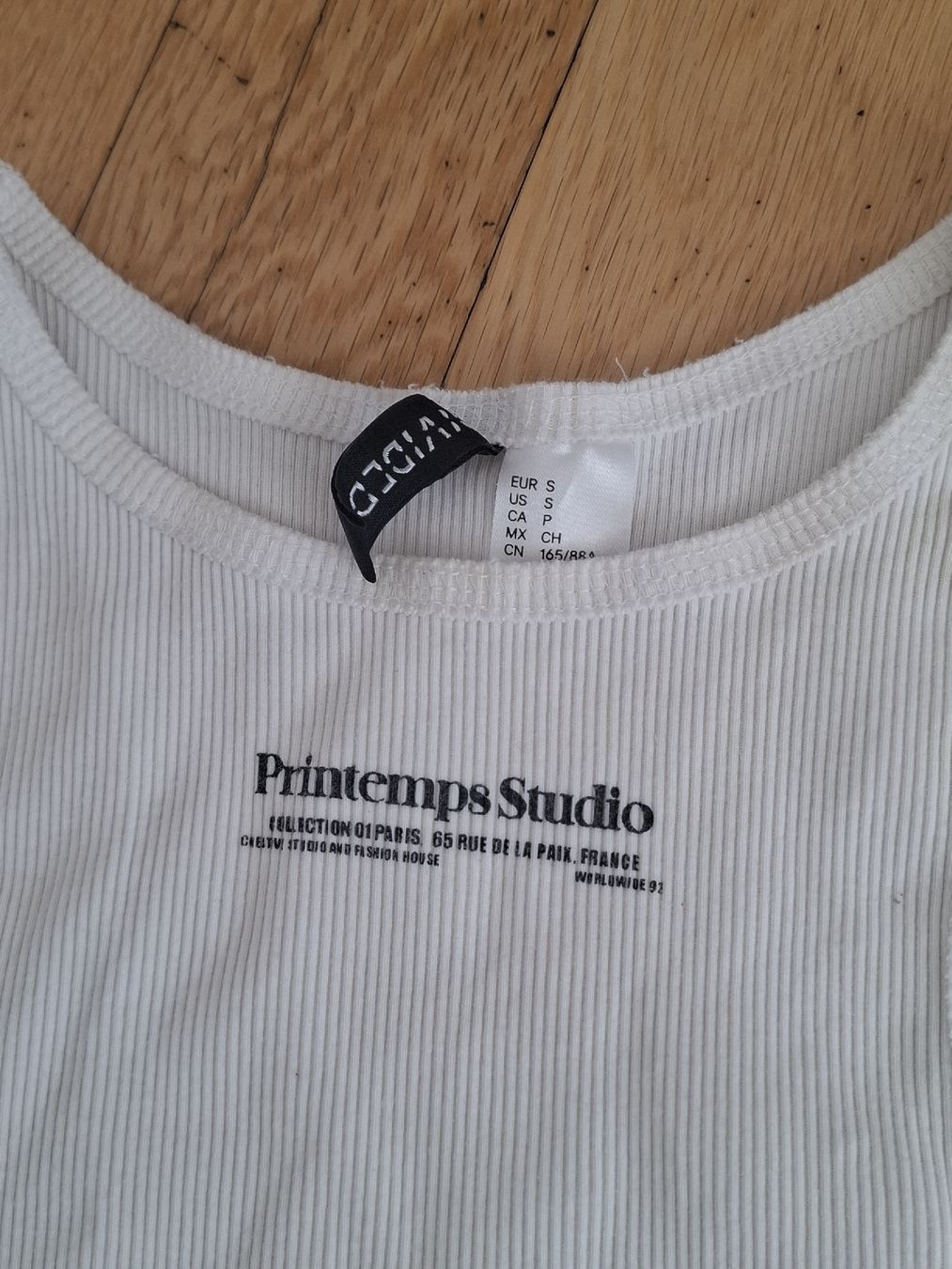 H&M Top: Tanktop von H&M "Printemps Studio" – Usato da Wetzikon ZH venduto da jesszs 1