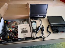 Portabler LCD Monitor 9" mit DVD-Player für Auto/Zuhause