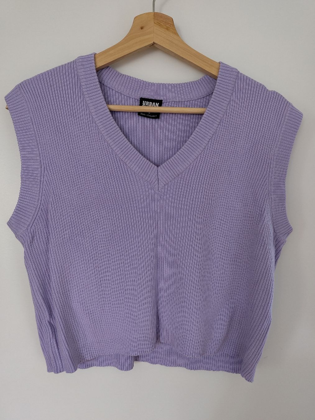 Maglioni & Felpe: Pullunder URBAN CLASSICS woman lila – Usato da Wädenswil venduto da plantmom