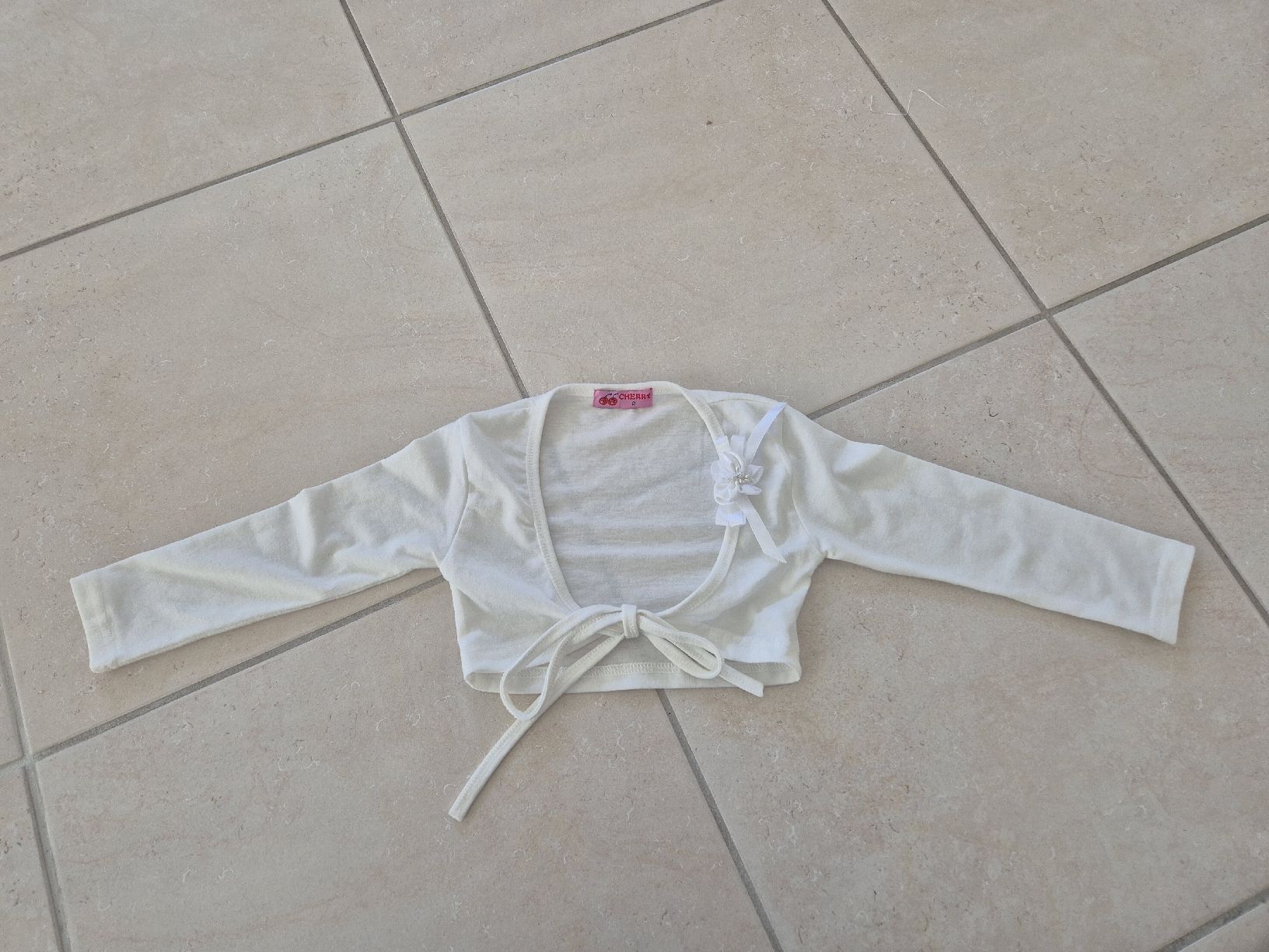 Giacche & Cappotti: weisses Bolero Jäckchen Gr. 92,  – Usato da Adliswil venduto da Stardust11