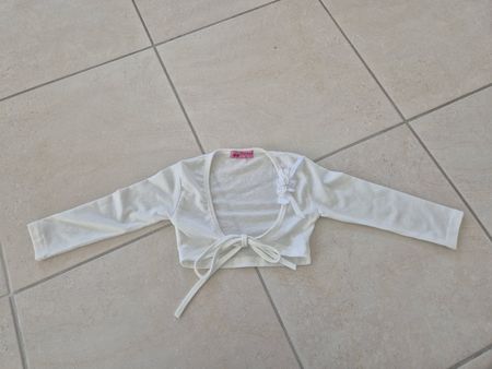 weisses Bolero Jäckchen Gr. 92, 