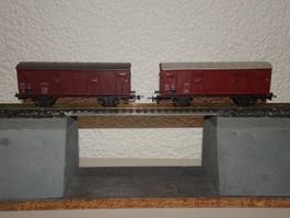 2x Roco 4315 SNCF EUROP Güterwagen K 337557  H0 DC
