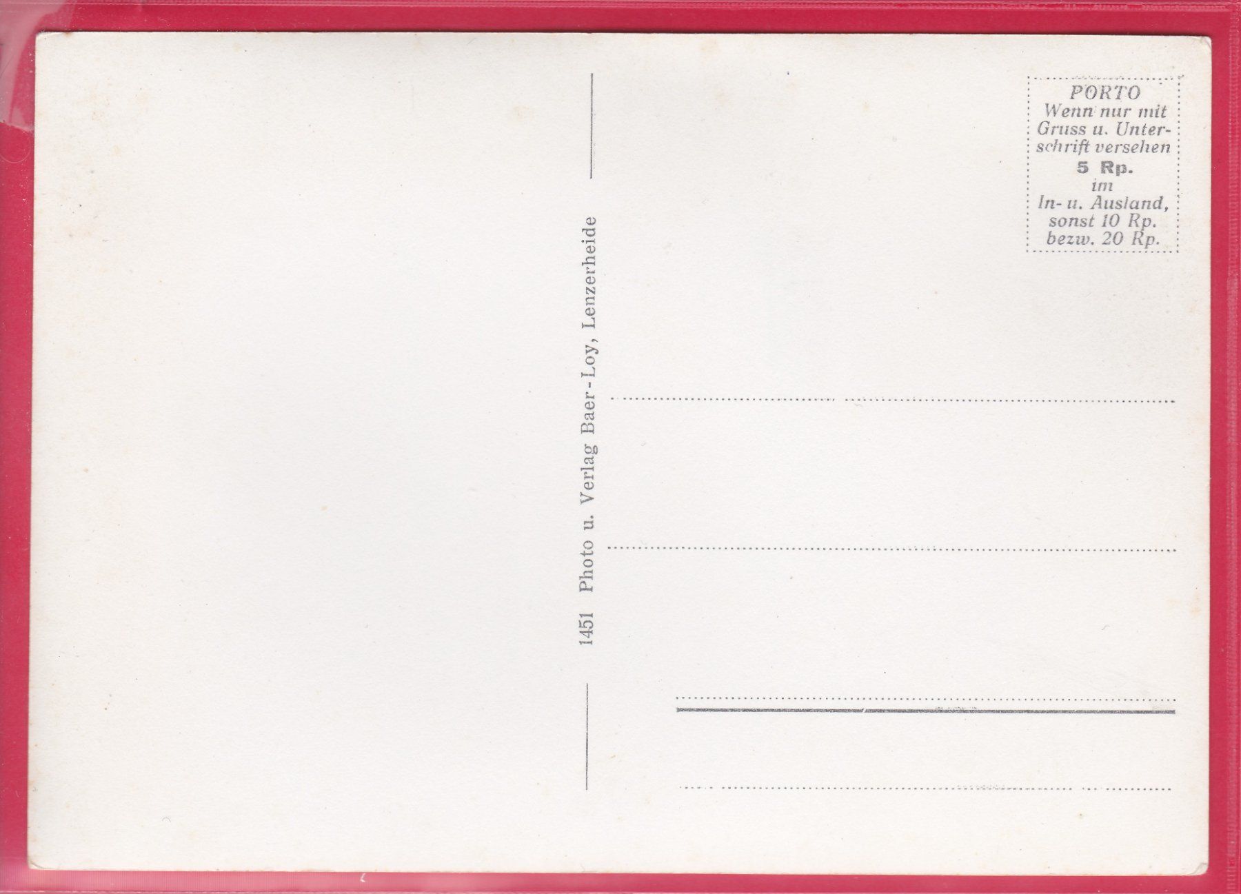 Cartoline postali: PARPAN 1511m – Usato da Oberrieden venduto da Gebirgsstelze 1