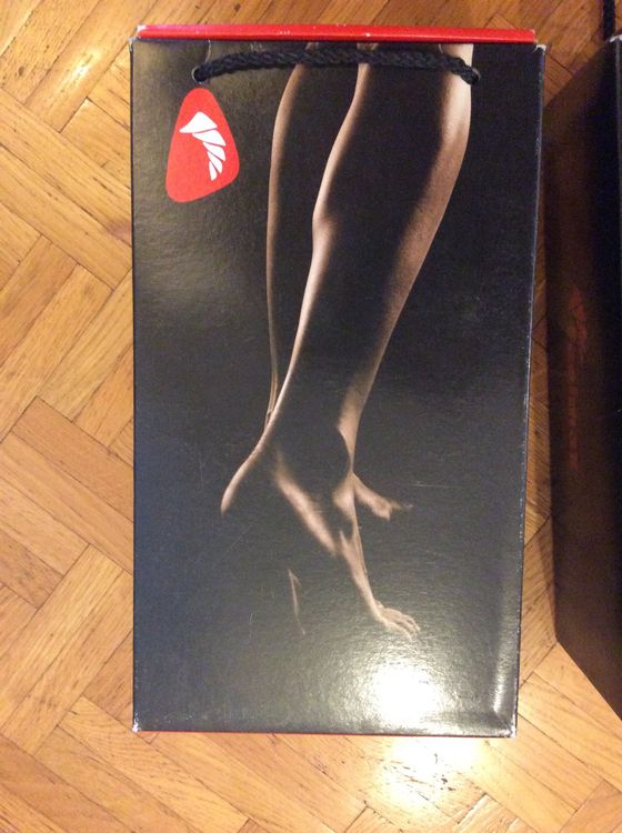 Bottes De Bureau Femme Noires - Taille 37/4 UK, Talon 3.5 Pouces, Bout Carré, Style Tortue, Neuves En Boîte