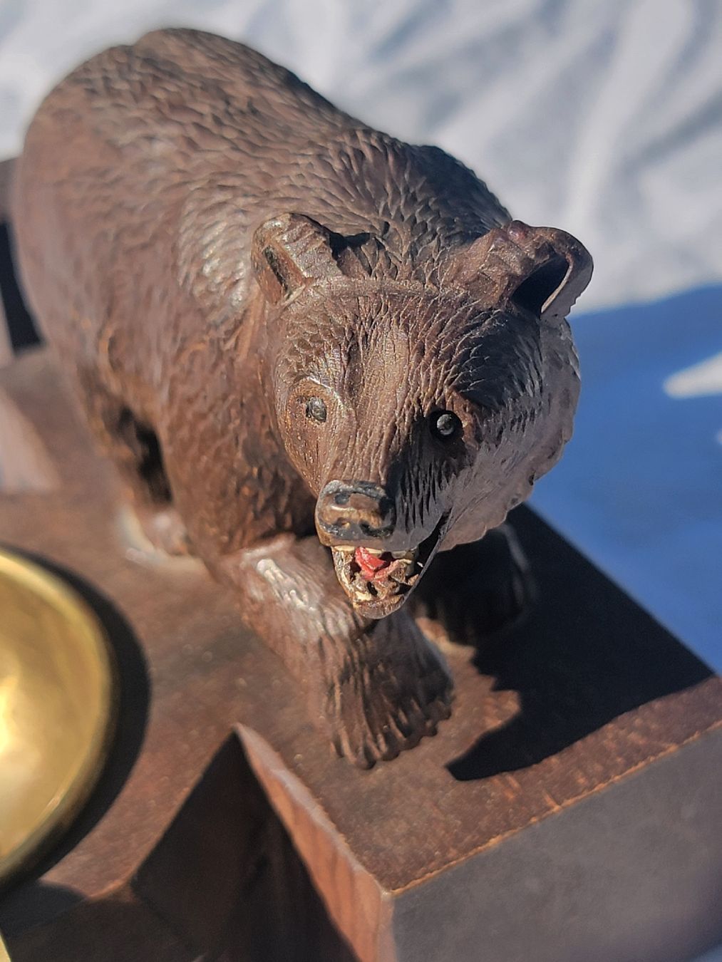 Aschenbecher: Brienzer Bär Aschenbecher Messing – Gebraucht aus Sils im Domleschg von platin01 1