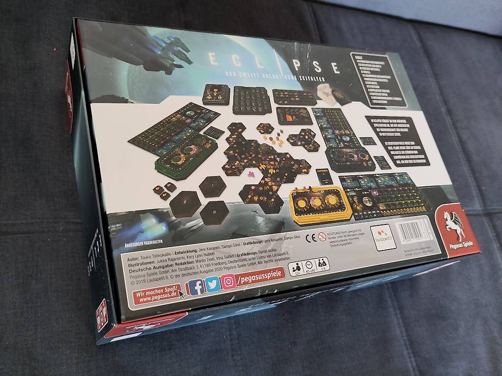 Giochi: Eclipse Second Dawn for the Galaxy (DE) mit Erweiterungen – Nuovo (secondo la descrizione) da Luzern venduto da Gentleman007 1