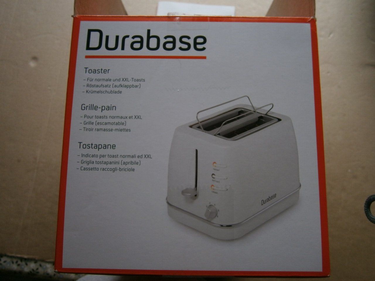 Durabase Appareils de cuisine: Durabase Toaster – Neuf avec emballage d'origine à Pratteln par 66werni 2