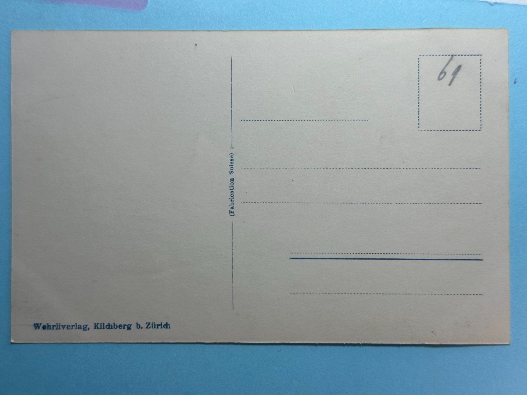 Cartes postales: Schynige Platte – D'occasion à Steg VS par danwer74 1