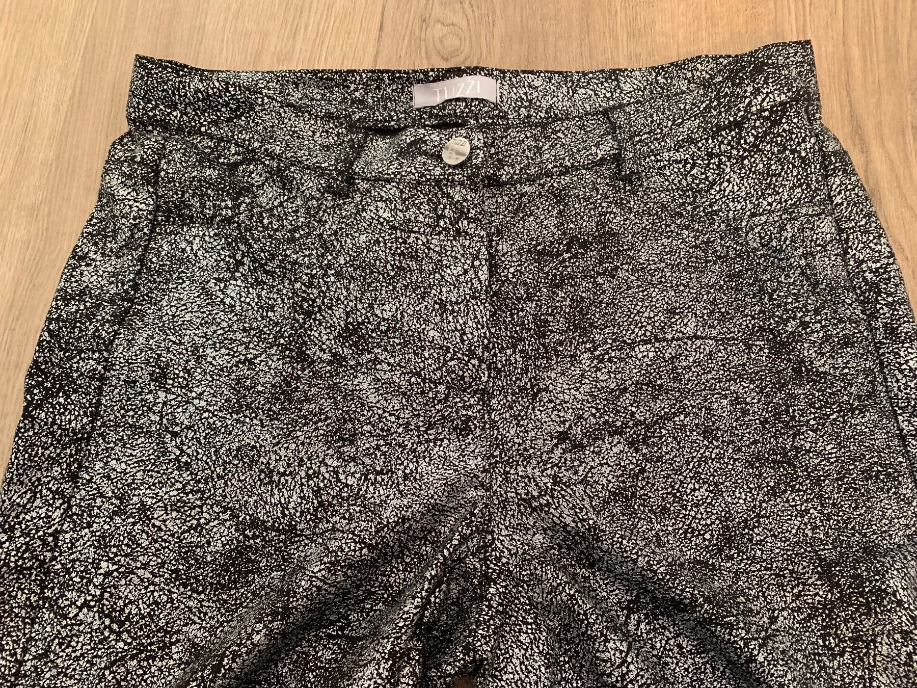 Hosen: Tuzzi Stoffhose Hose silber Glitzer Gr. 40 / M – Gebraucht aus Fislisbach von KolibriSecondhand 2