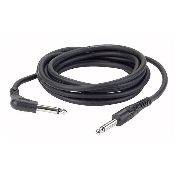 Abgewinkelter Patch-Kabel 1/4" TS Auf Rechtwinklig 1/4" TS – Handgelötet Für Gitarre & Effekte