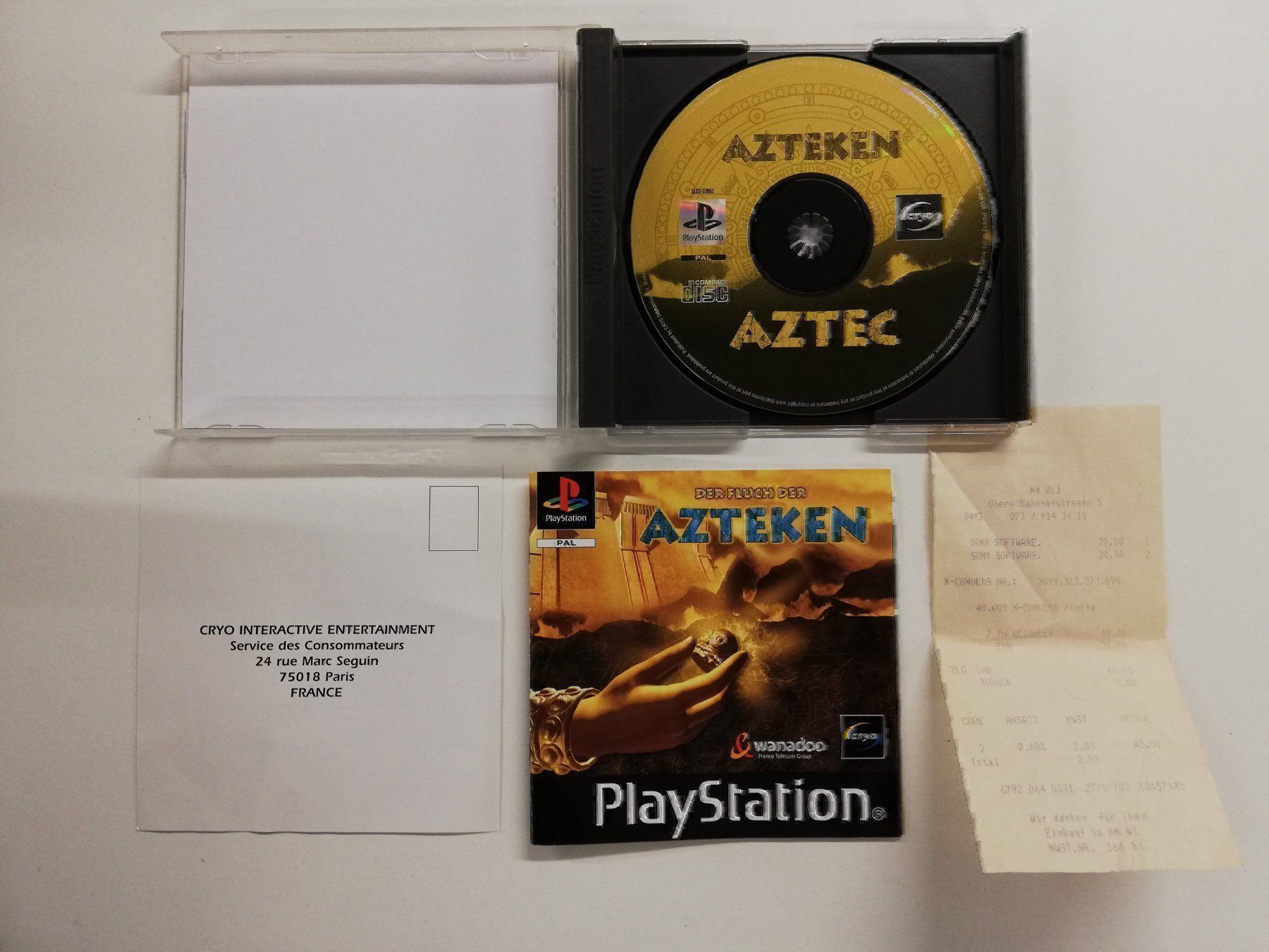 Sony Giochi: Der Fluch der Azteken / Sony PS1 PSX – Usato da St. Gallen venduto da zorro_dc 2